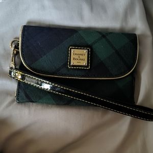 Dooney and Bourke plaid wallet